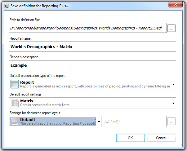 create a matrix report_6
